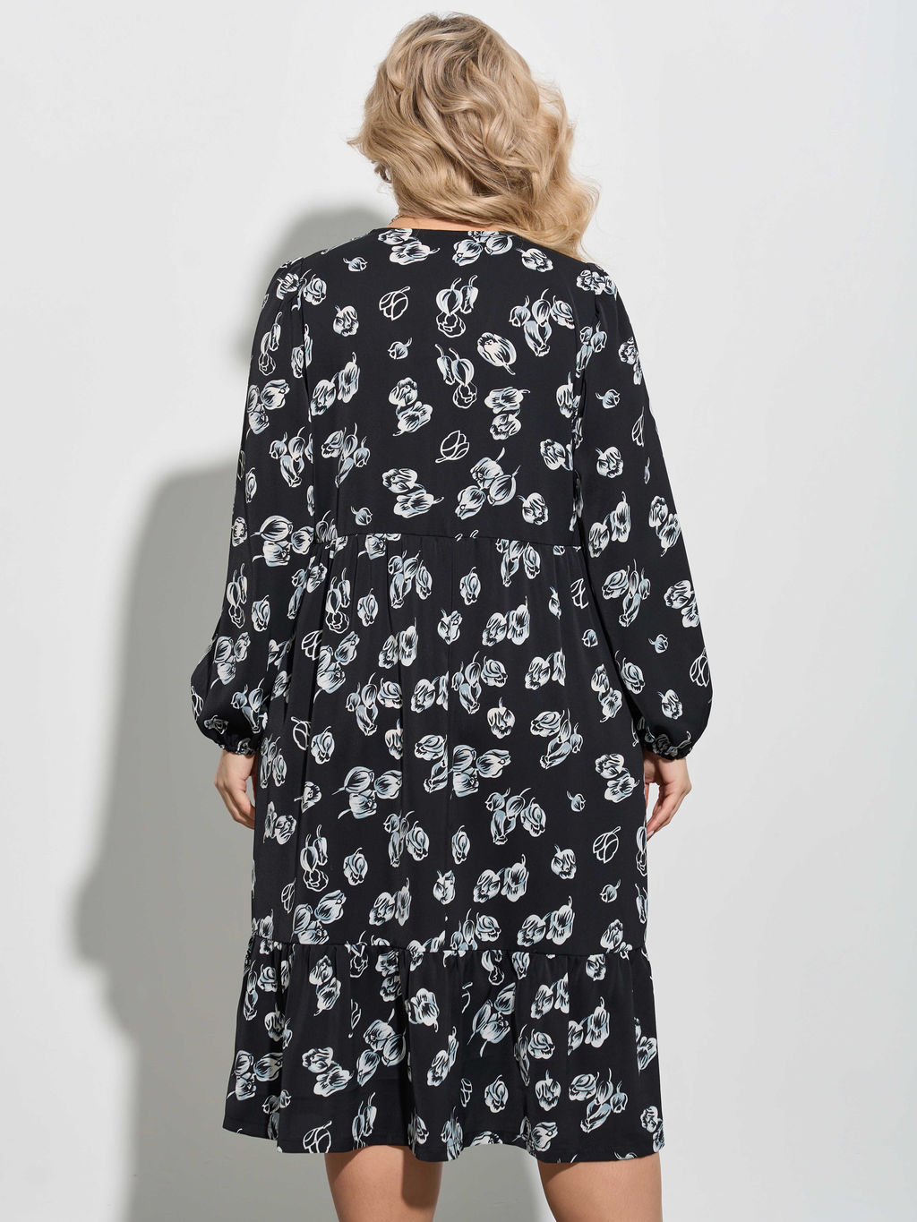 Платье 0296-1п чёрный - Dora фото 10