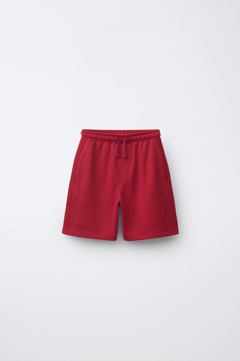 CONJUNTO CAMISETA Y BERMUDA INTERLOCK / Rojo - Zara фото 5