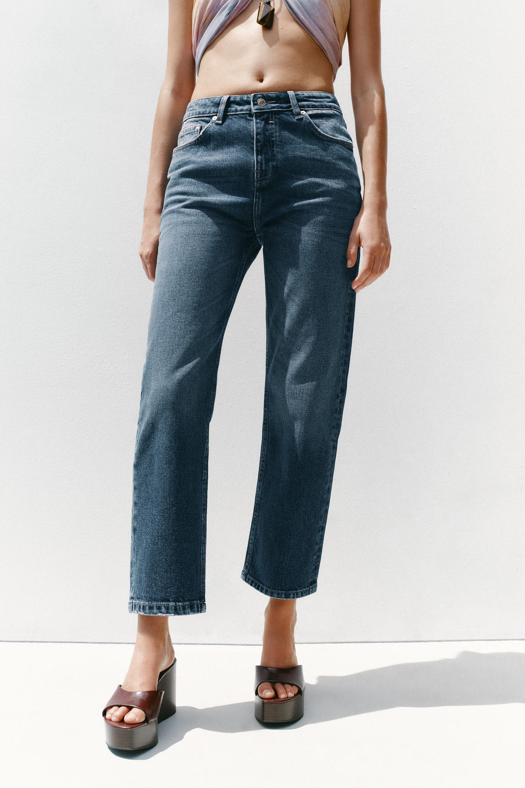 Z1975 SLIM FIT HIGH-WAIST JEANS - Zara фото 11