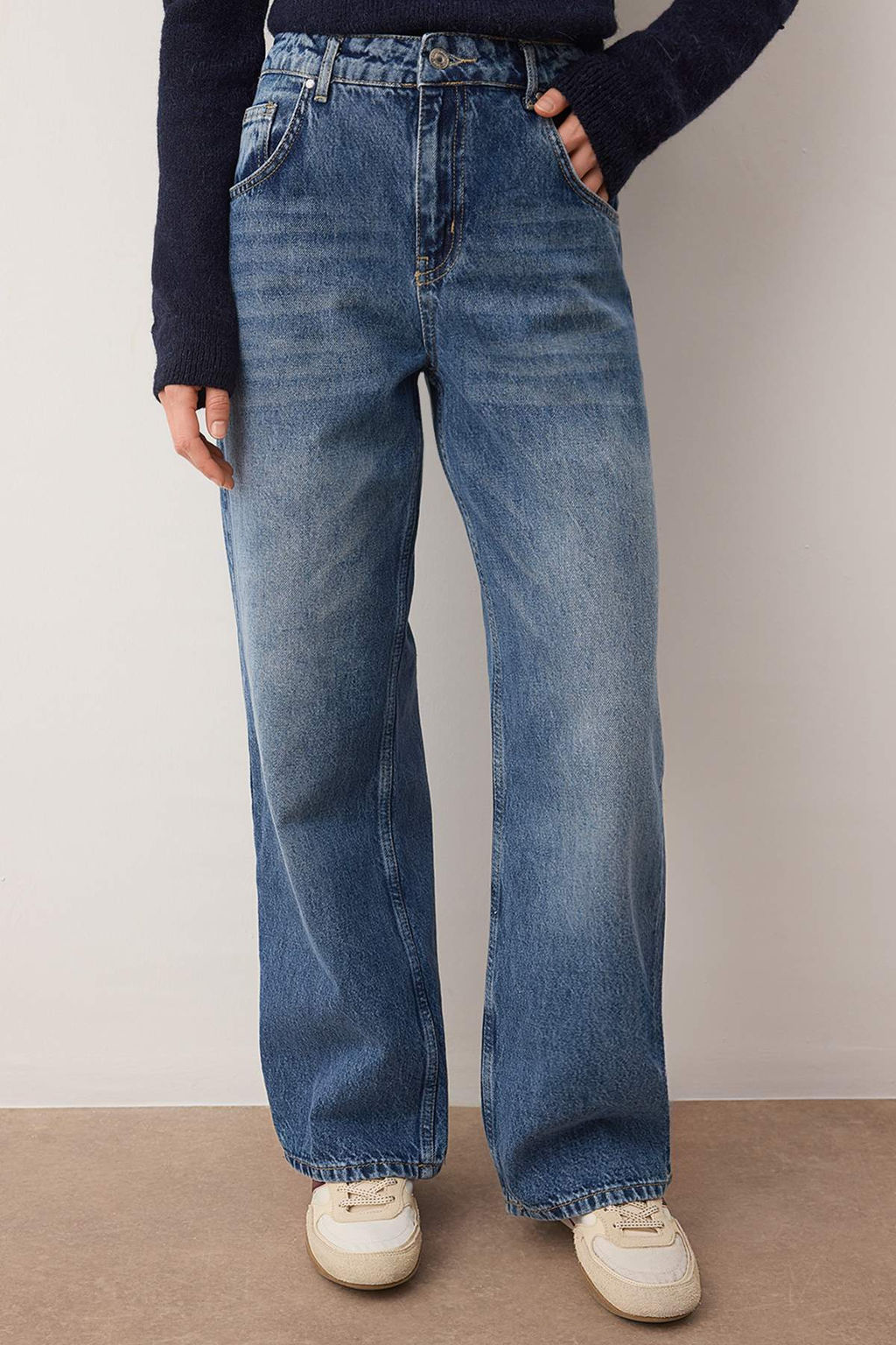 Mavi Yuksek Bel Baggy Jeans TWOAW26JE00129 - Trendyolmilla фото 6