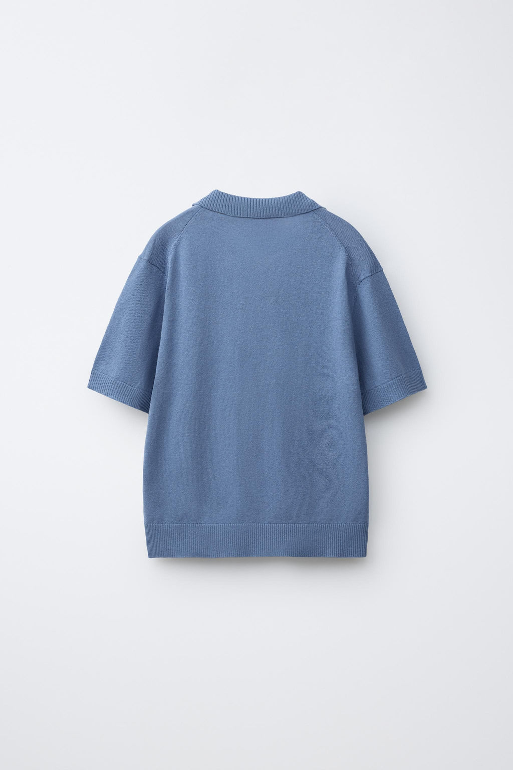POLO ALGOD?N Y LINO / Azul - Zara фото 2