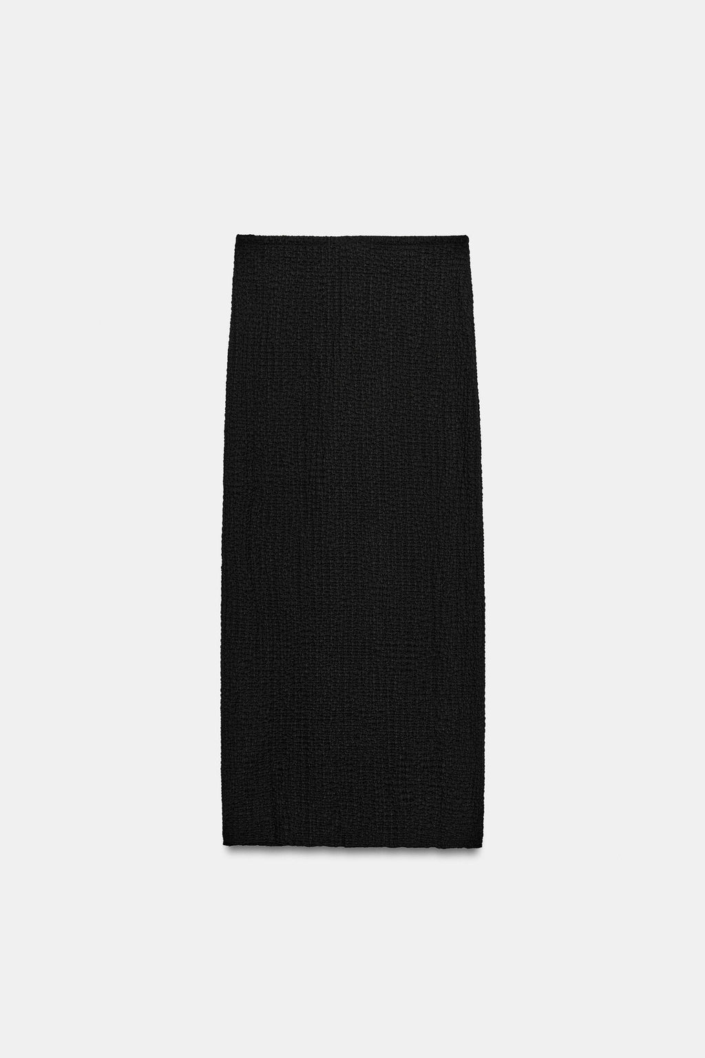 FALDA MIDI TEXTURA / Negro - Zara фото 6