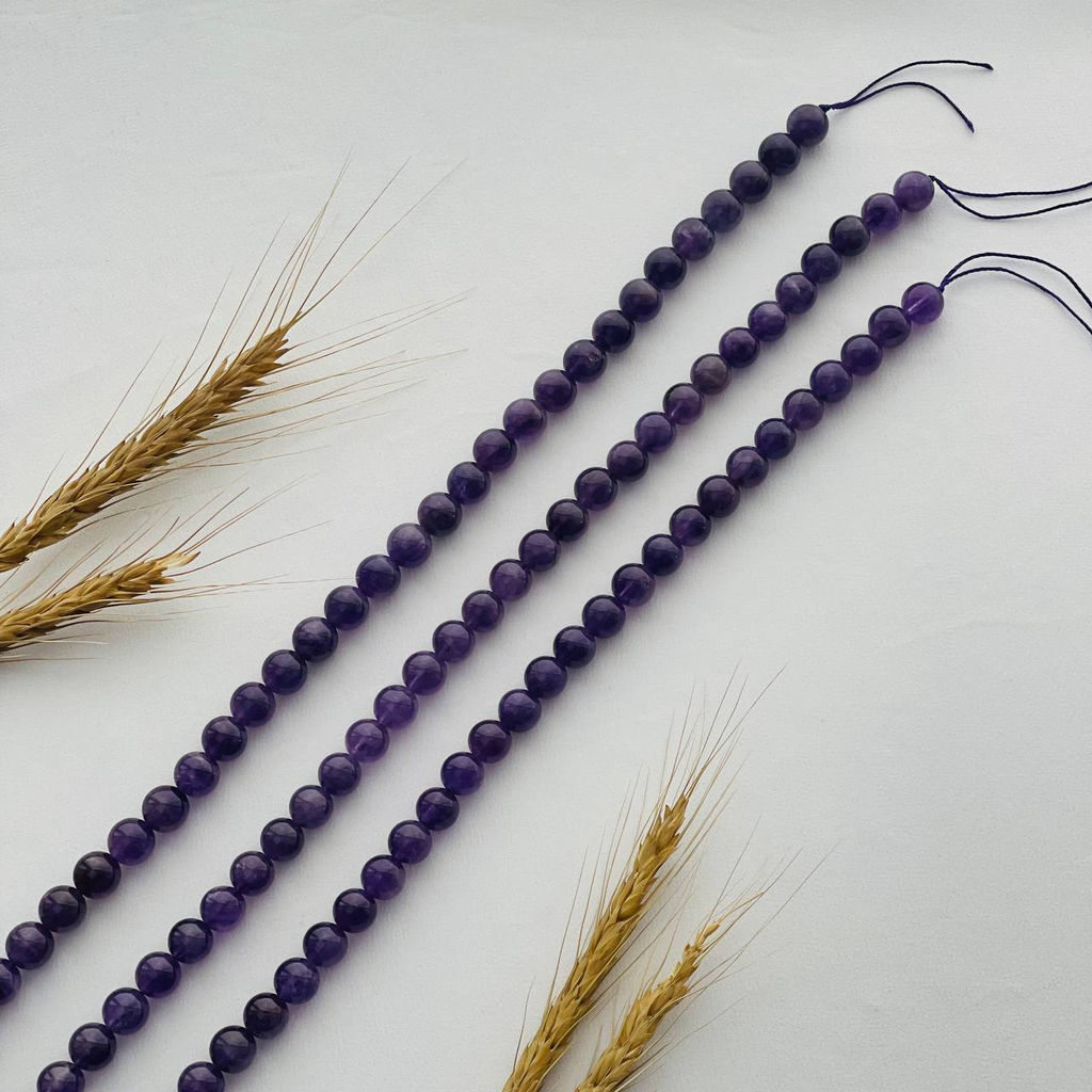 Бусины для украшений из Аметиста (45 бусин) - Радуга самоцветов фото 3