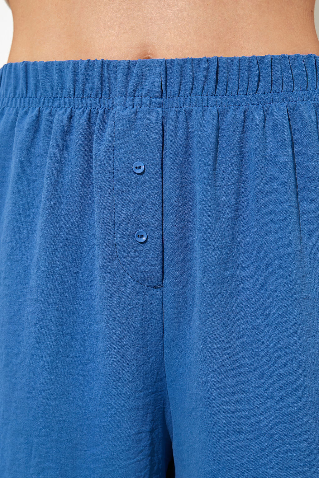 Шорты из жатого хлопка на резинке - Mollis фото 3