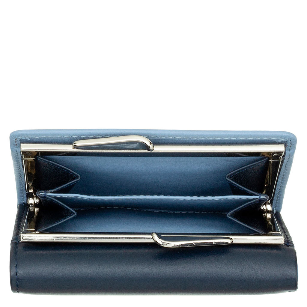 Итальянский женский кожаный кошелек DuDu серии Corsica | морской - Dudubags фото 4