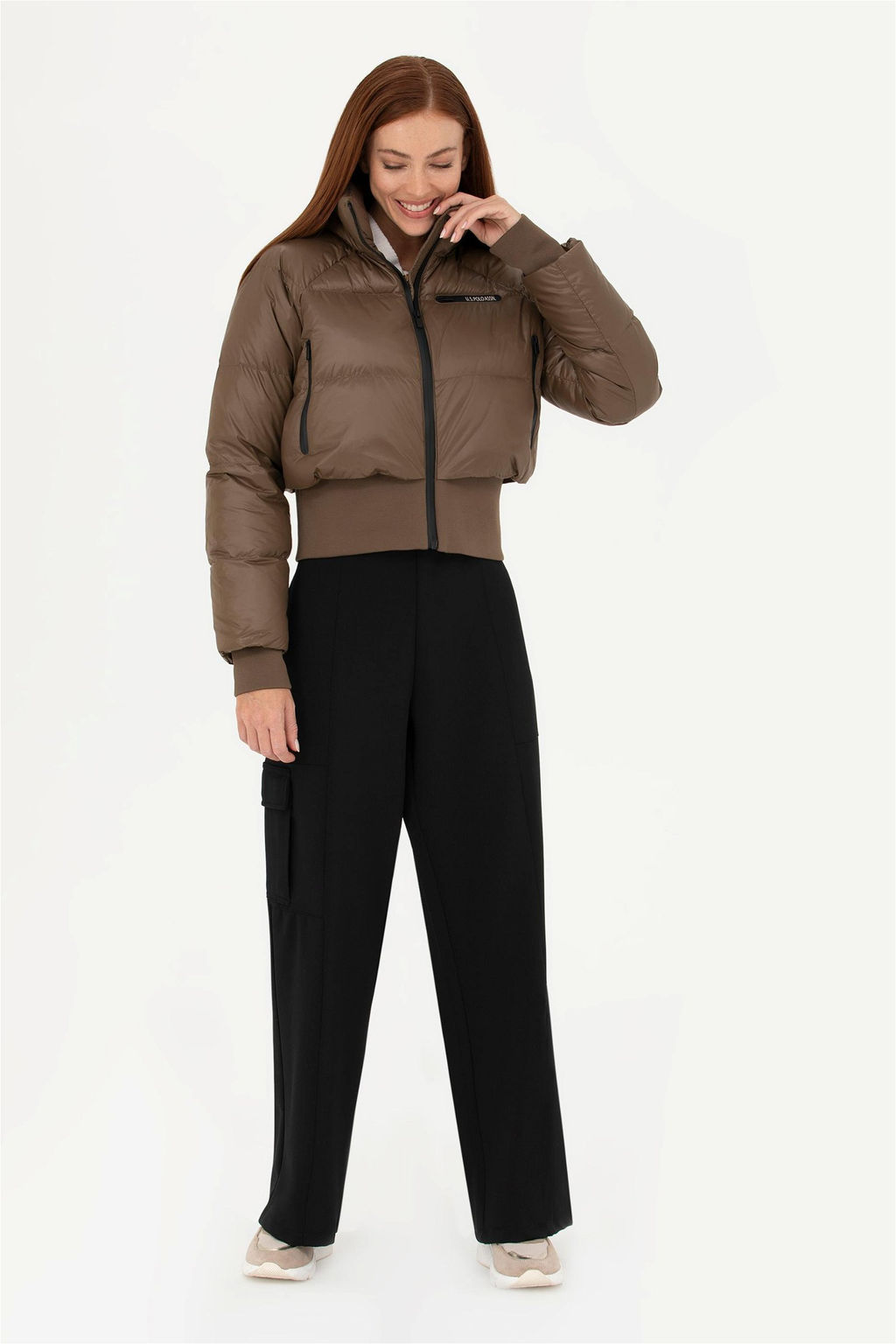 Женское кокосовое пальто - U.s. polo assn фото 4