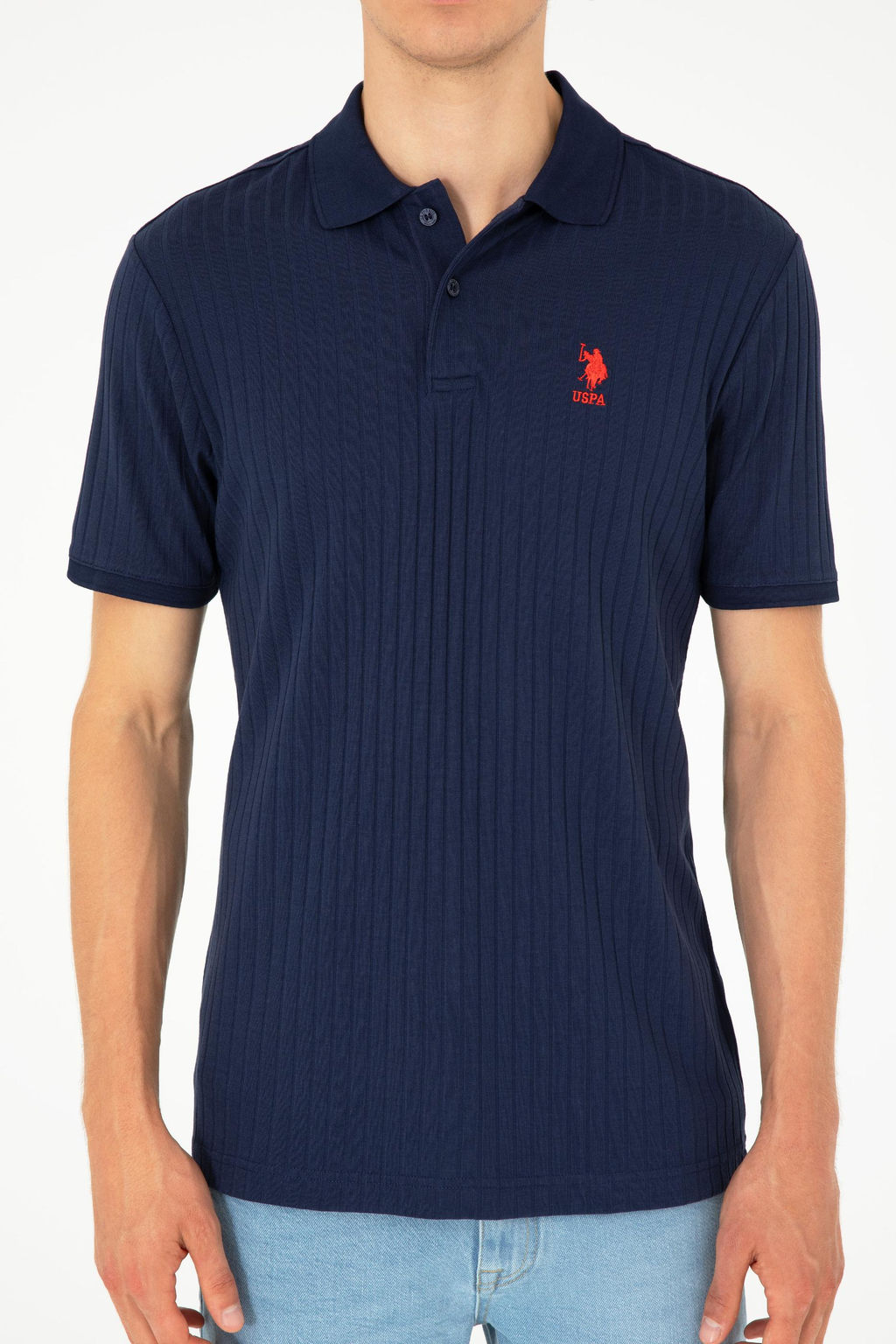 Мужская темно-синяя футболка - U.s. polo assn фото 6