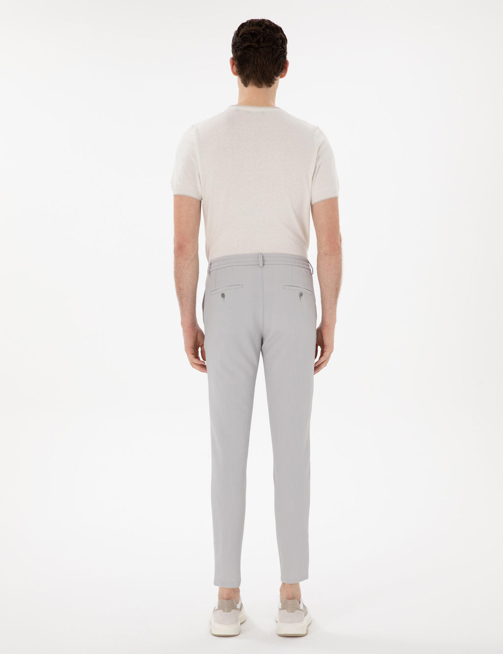Gri Klasik Jogger Pantolon - Pierre cardin фото 4