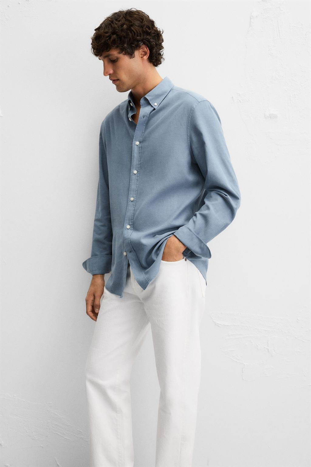 REGULAR FIT SHIRT - Zara фото 7