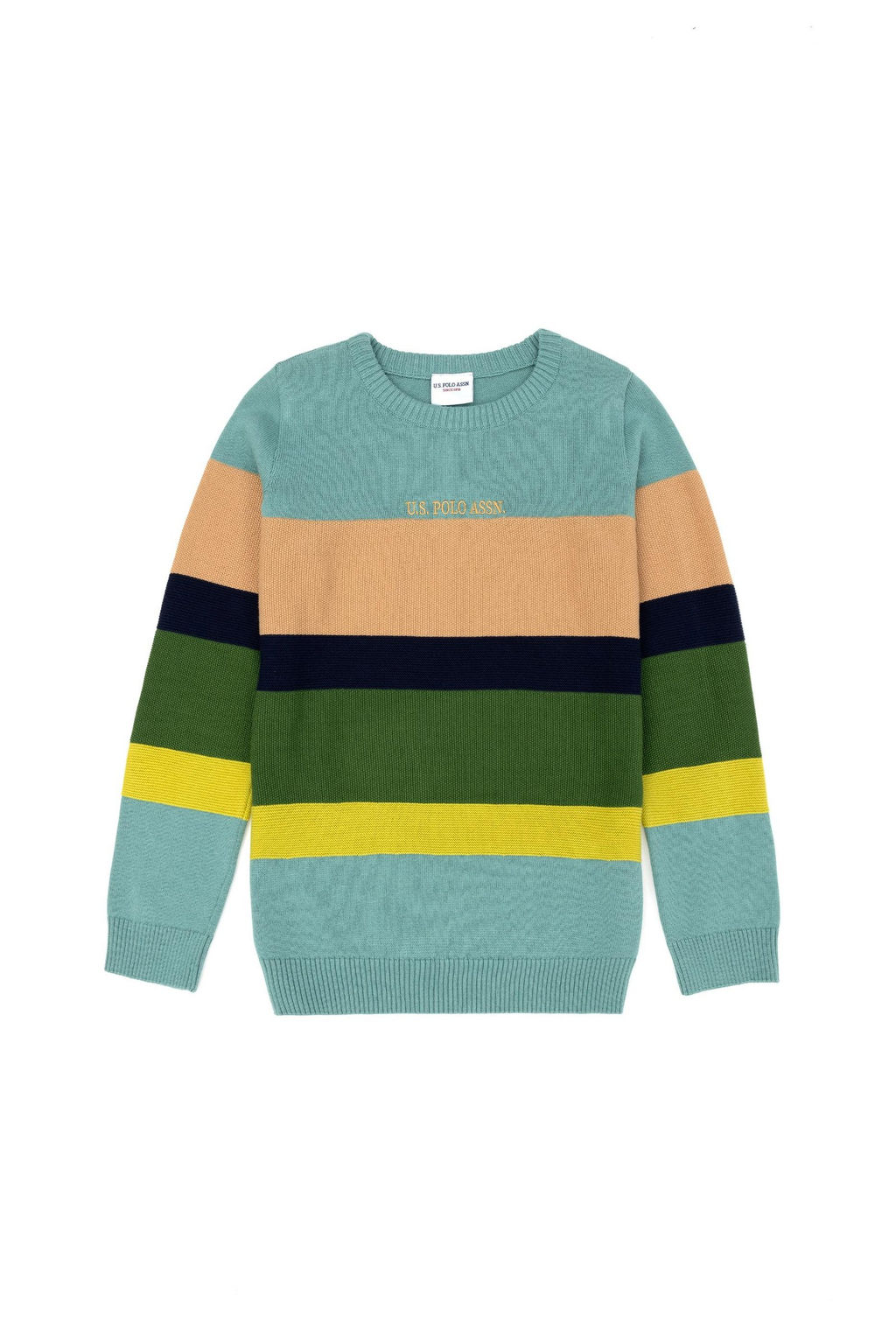 U. S. Polo Assn Мятный свитер с круглым вырезом для мальчика - U.s. polo assn фото 4