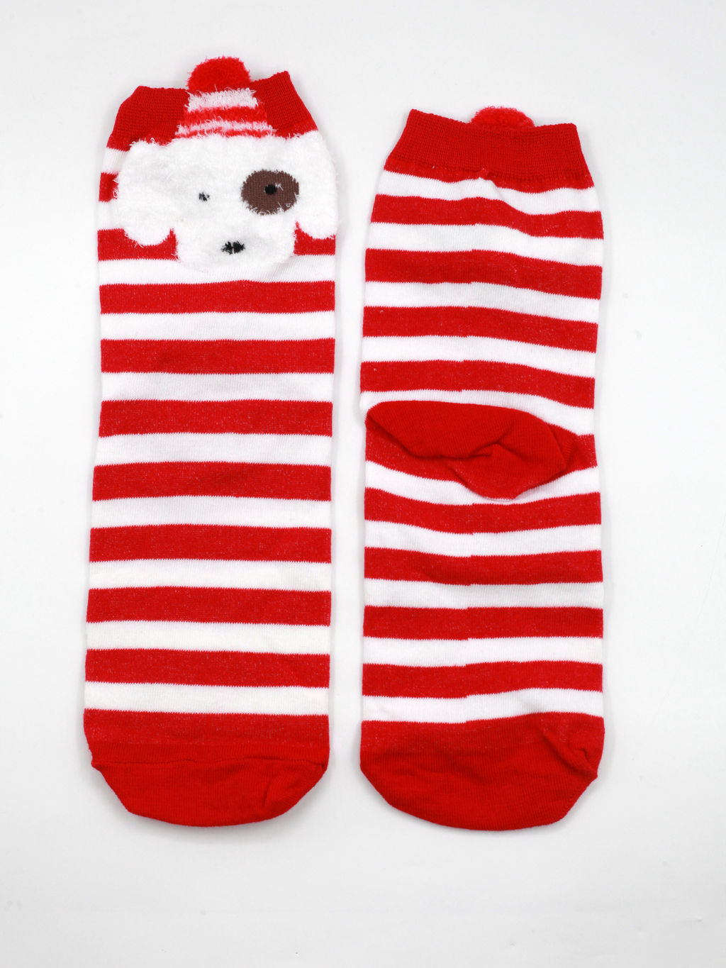 Носки НГ р.35-40 Red christmas Собачка - Krumpy фото 3