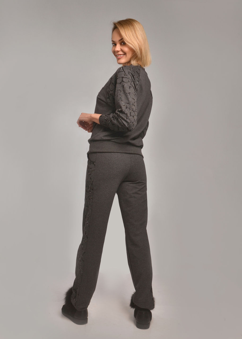 Комплект с брюками МЕРСИ (серый №3) - Ивановская трикотажная компания фото 2