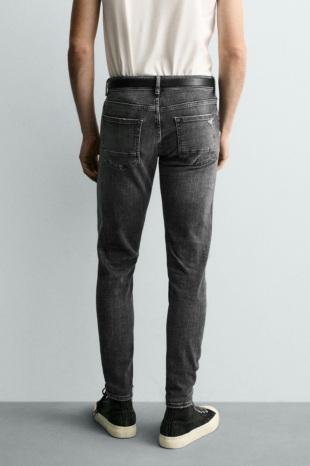 JEANS SKINNY FIT / Gris - Zara фото 12
