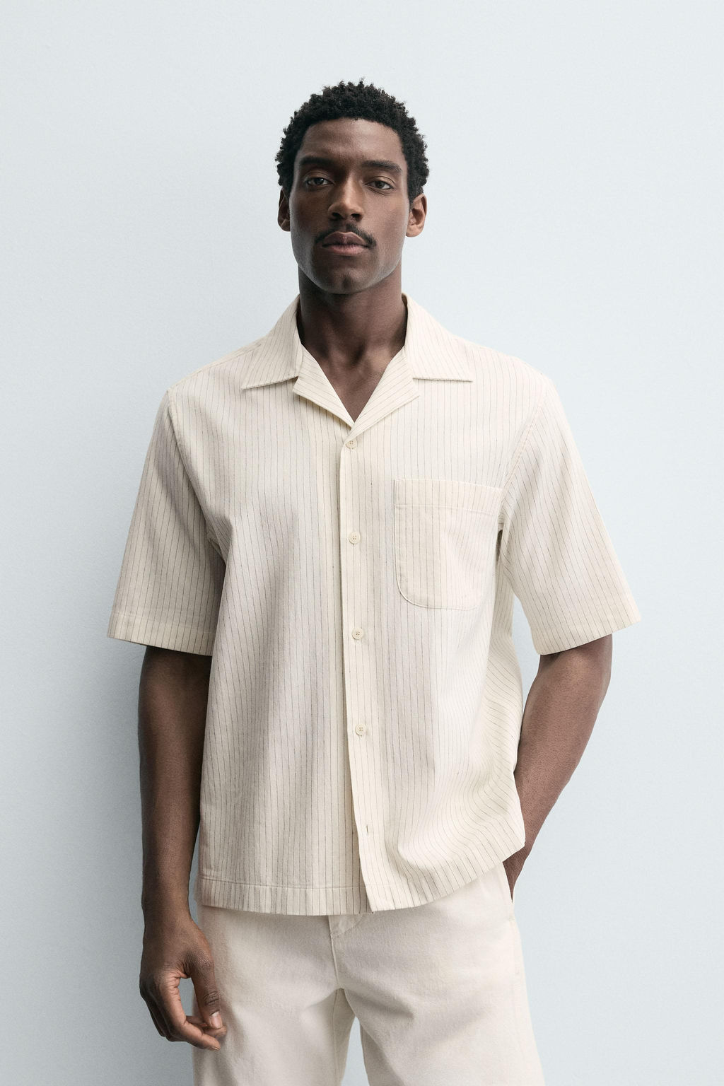 STRIPED SHIRT WITH POCKET