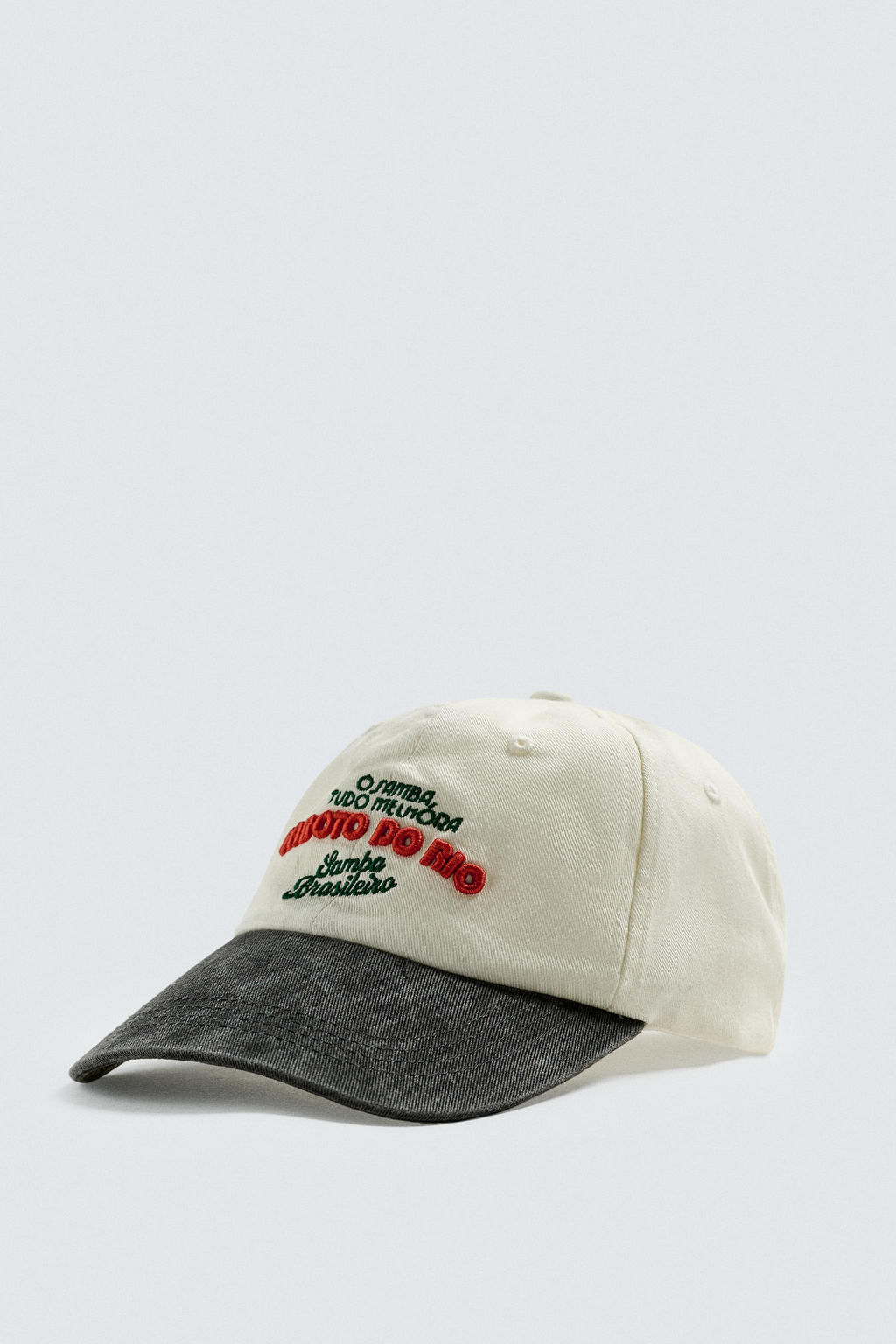 CONTRAST EMBROIDERY CAP - Zara фото 4