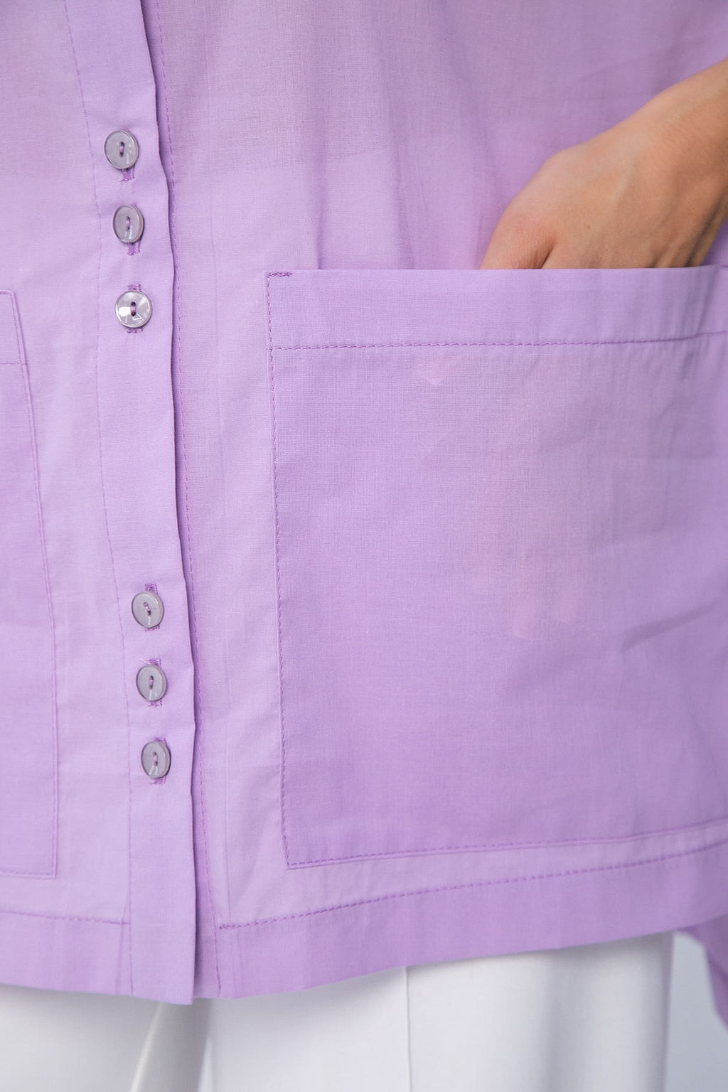 Рубашка Безупречный вкус (сиреневая) Б13626-29М - Lt collection фото 8