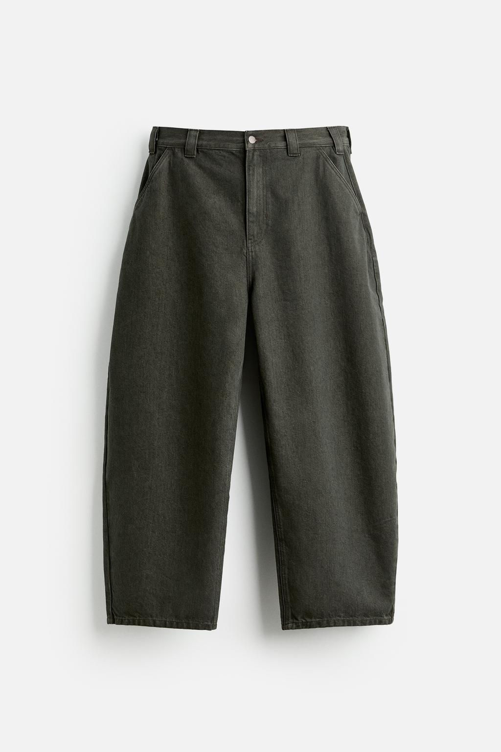 BALLOON FIT OVERDYED TROUSERS X HARRY LAMBERT - Zara фото 7
