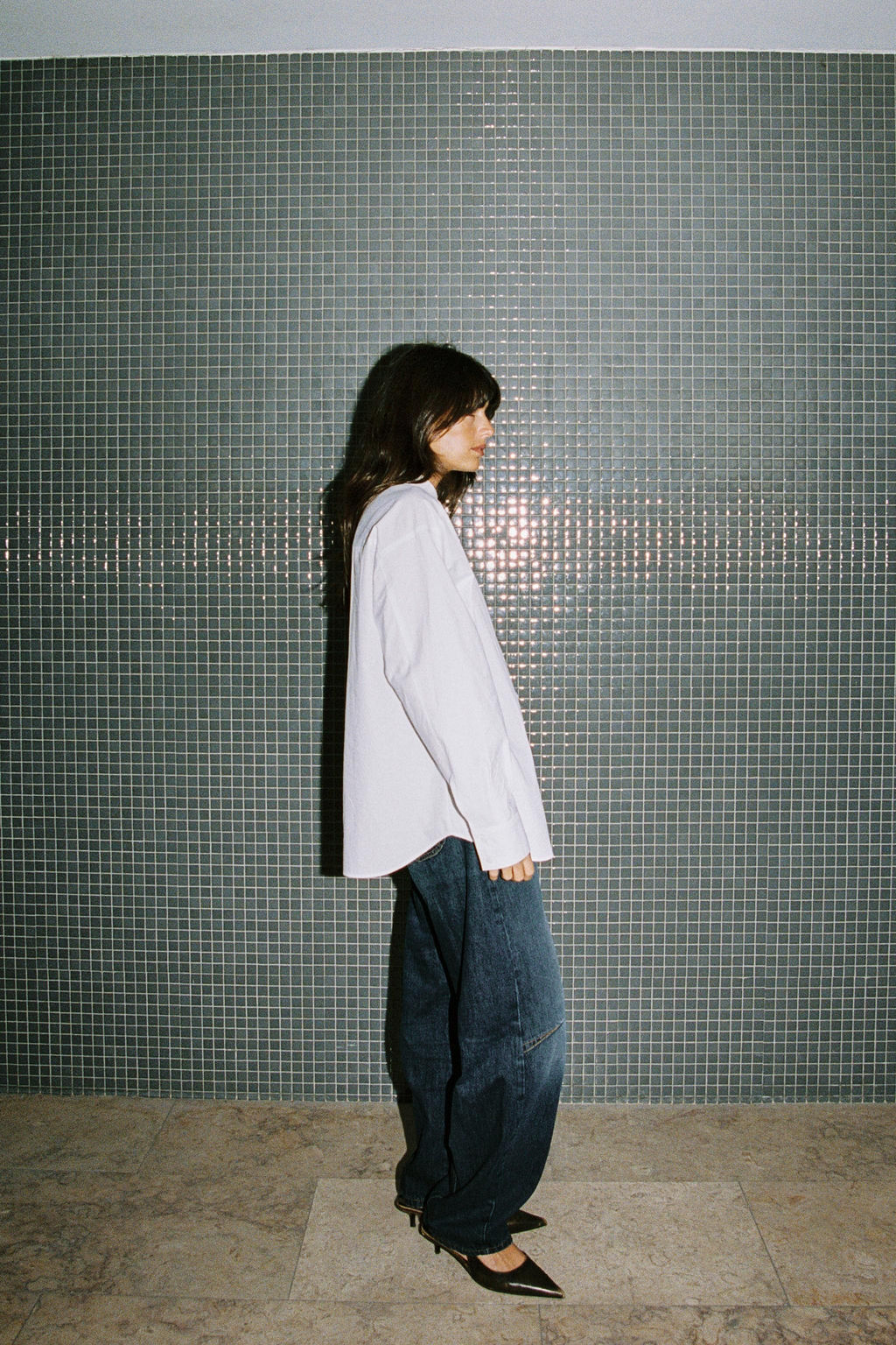 POPLIN SHIRT WITH POCKET - Zara фото 3