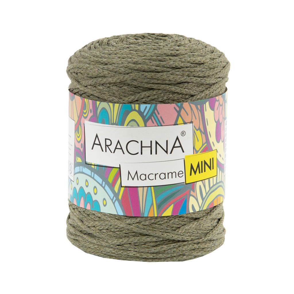 Пряжа ARACHNA Macrame Mini 80% хлопок, 20% полиэстер 4 шт. х 250 г  10 г 200 м  20 м