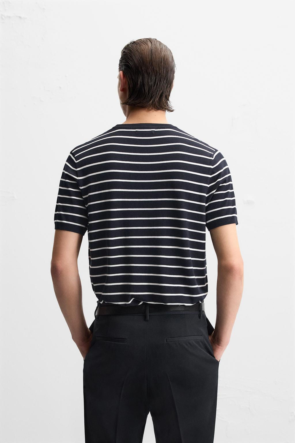 FLOWING KNIT T-SHIRT - Zara фото 41