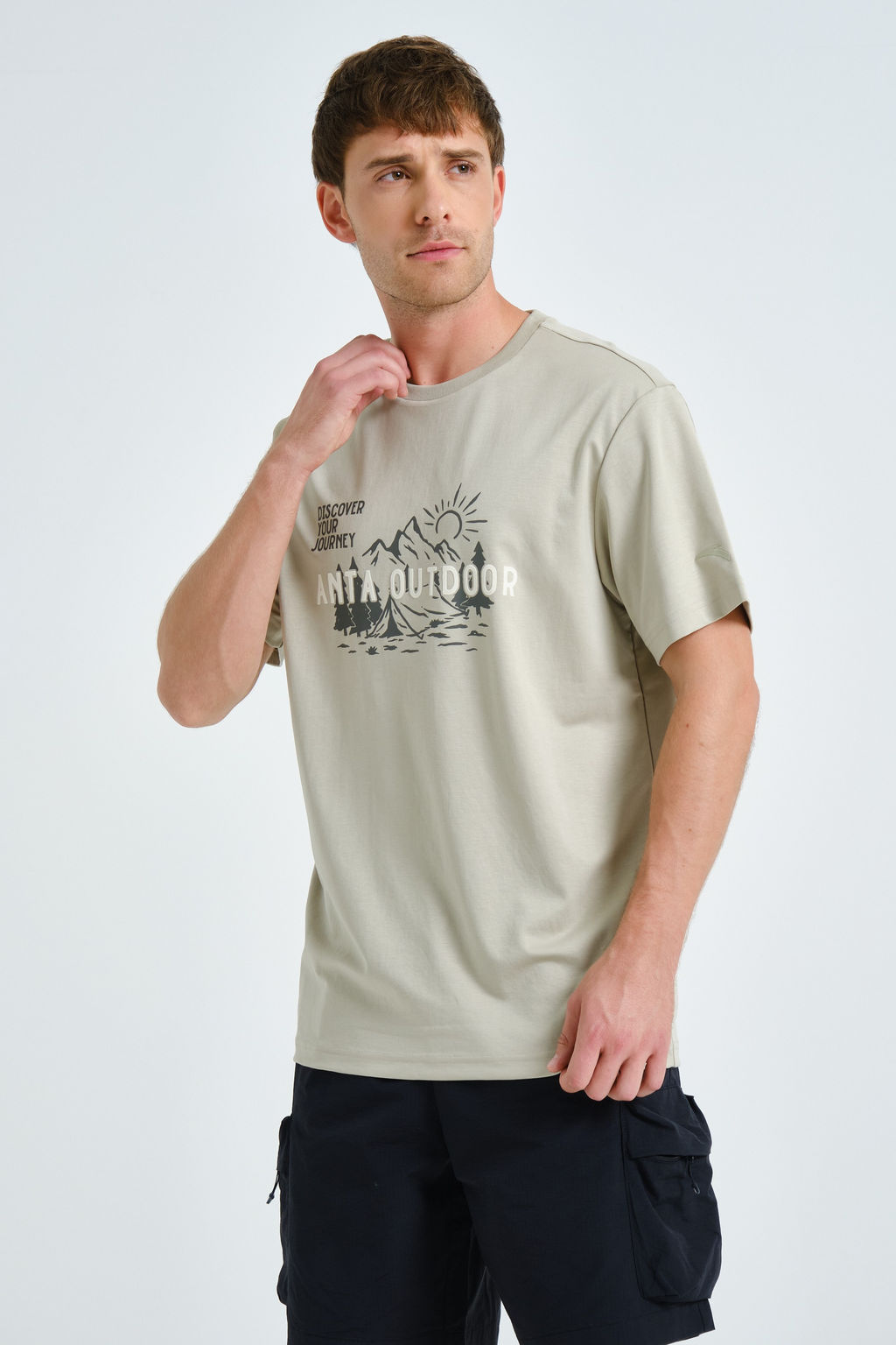 Футболка Серый CAMPING SS Tee