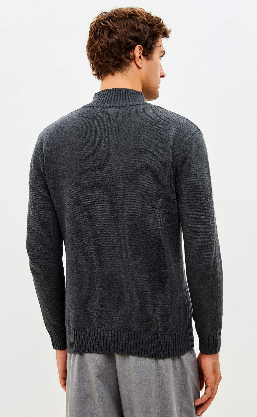 Джемпер F521-1565 d.grey melange - Fine joyce фото 6