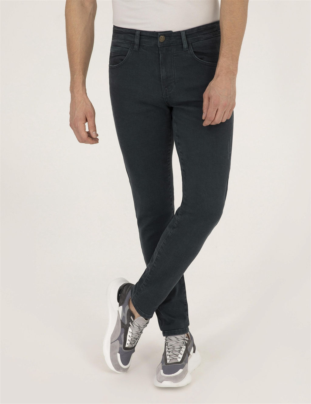 Koyu Ye_il Slim Fit Jean Pantolon - Pierre cardin фото 2
