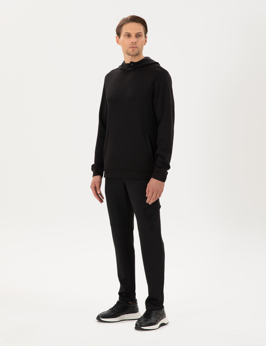Siyah Regular Fit Sweatshirt - Pierre cardin фото 4