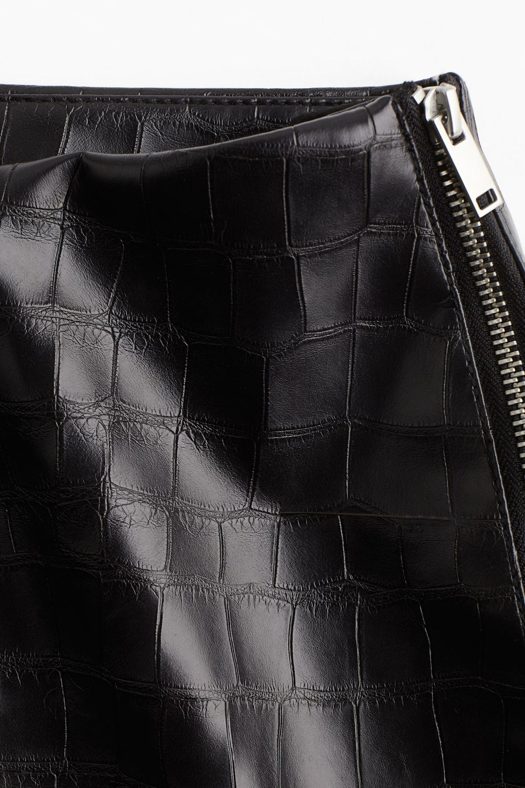 Minifalda efecto piel de cocodrilo - H&m фото 6