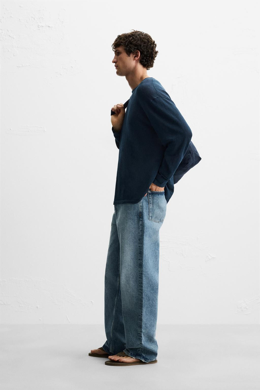 100% LINEN SWEATER - Zara фото 4