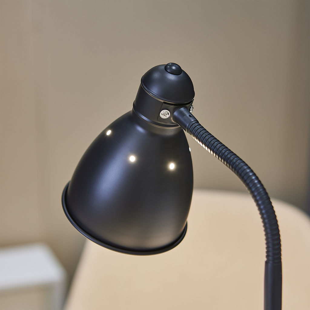 UML-B701 E27 BLACK Светильник настольный, 60W. Цоколь Е27. Механический выключатель. Черный. ТМ Uniel - Volpe фото 10