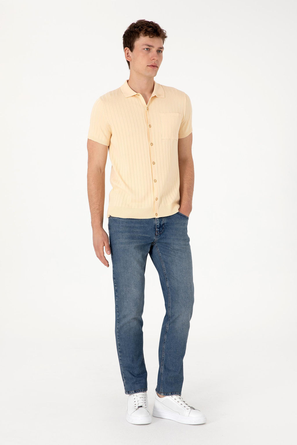 Erkek Mavi Jean Pantolon Sepette S_rpriz _ndirim