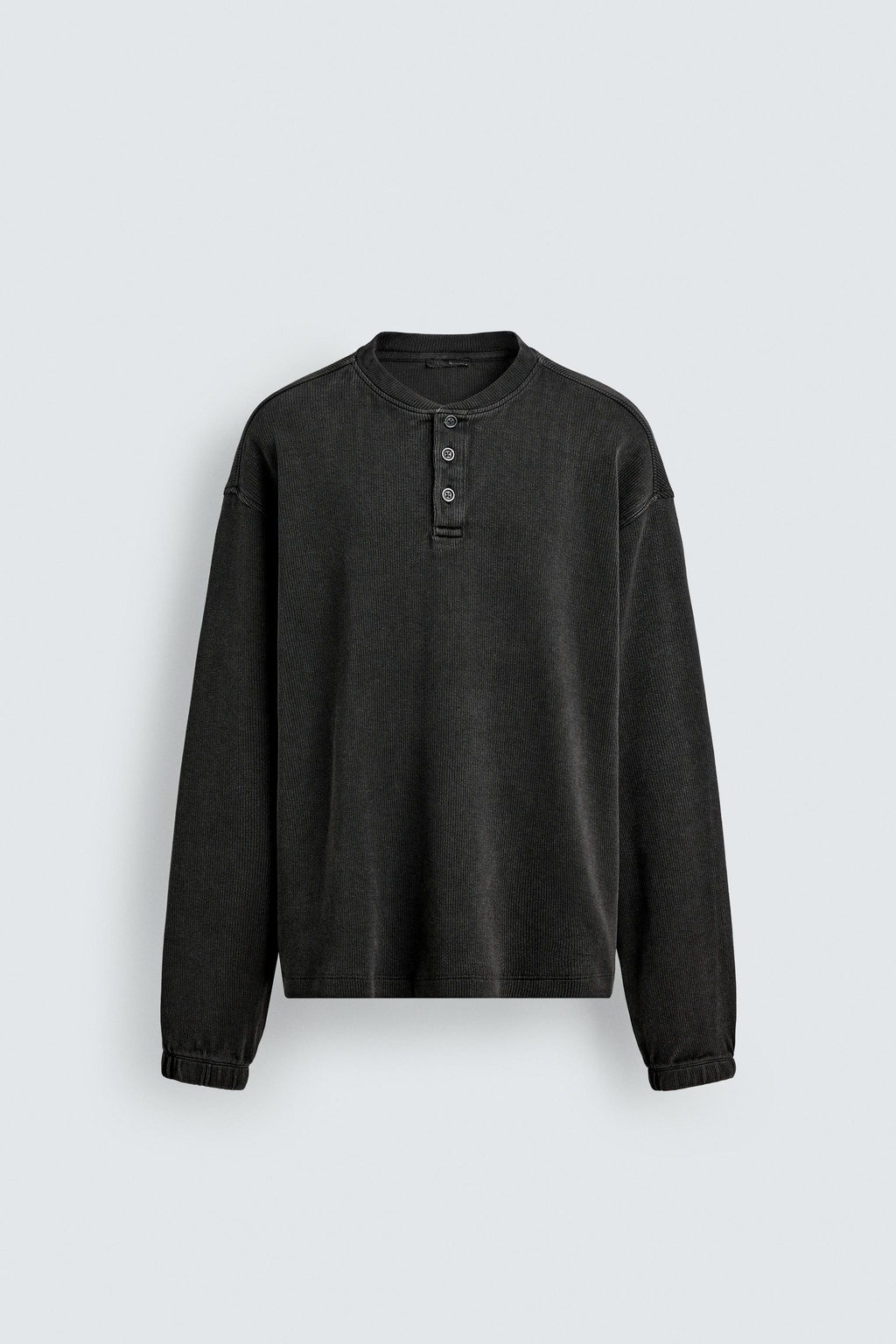 SUDADERA CUELLO PANADERO ESTRUCTURA / Antracita oscuro