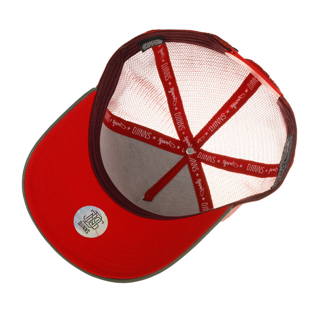 Бейсболка DJINNS арт. HFT Food T-Bone (серый)