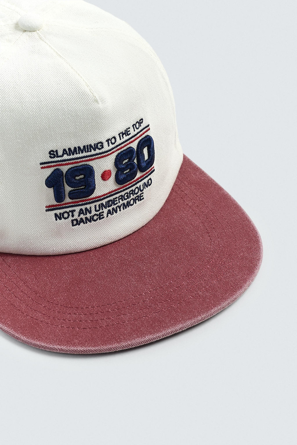 GORRA TEXTO BORDADO / Crudo - Zara фото 3