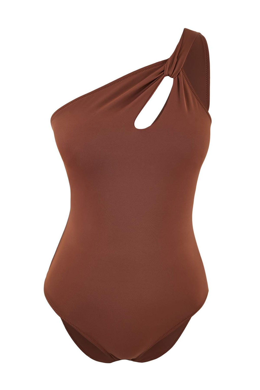 Siyah Tek Omuz Cut Out Detayl? Mayo TBESS26MA00004 - Trendyolmilla фото 8