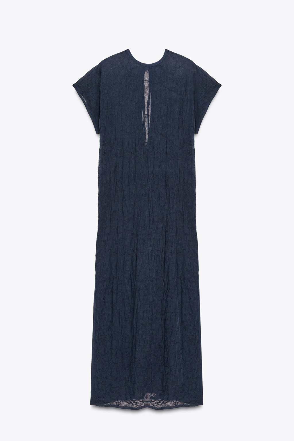 FINE KNIT CRINKLED MIDI DRESS - Zara фото 14