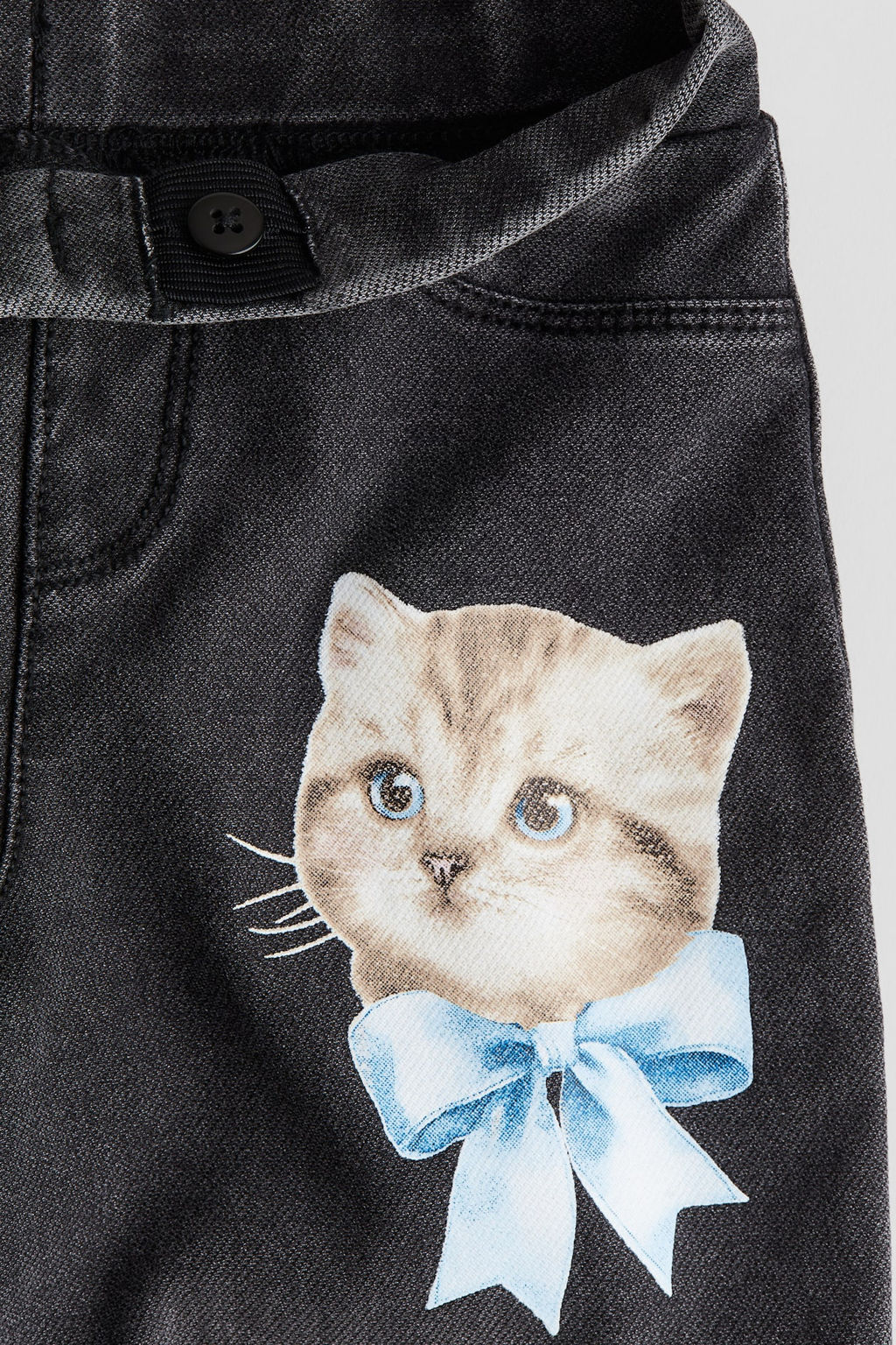 Pantalon amplio efecto denim - H&m фото 2