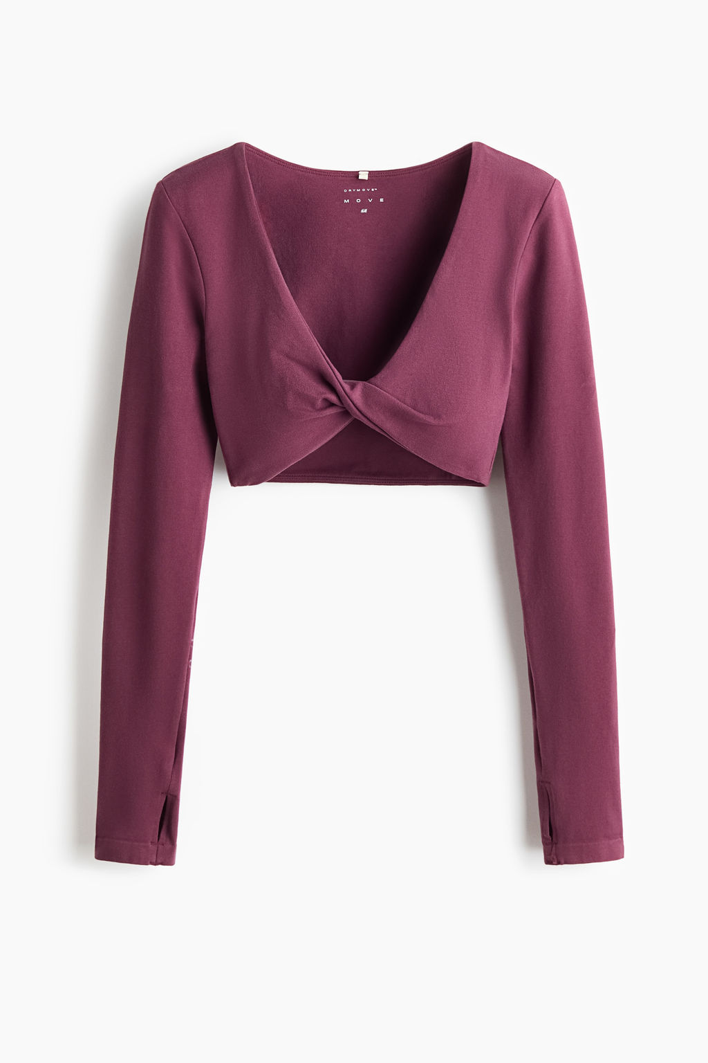 Top de deporte DryMove con detalle girado - H&m фото 2
