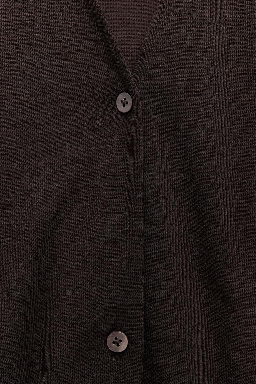 100% WOOL CARDIGAN - Zara фото 6