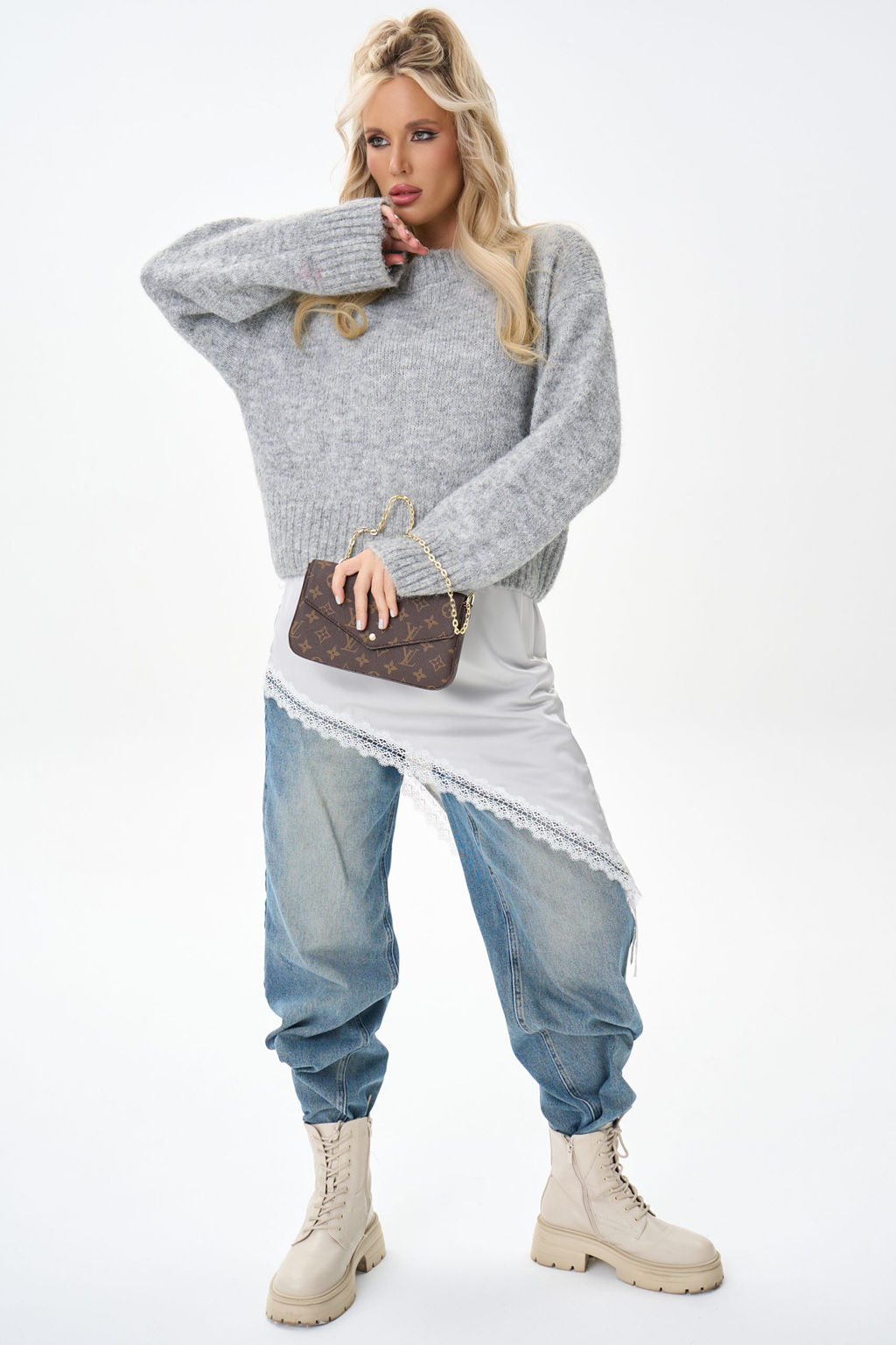 Топ Эли (серый) - Эльза фото 13