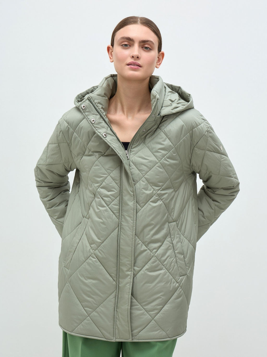 Conso/SM 240112 - jadeite Утепленное полупальто