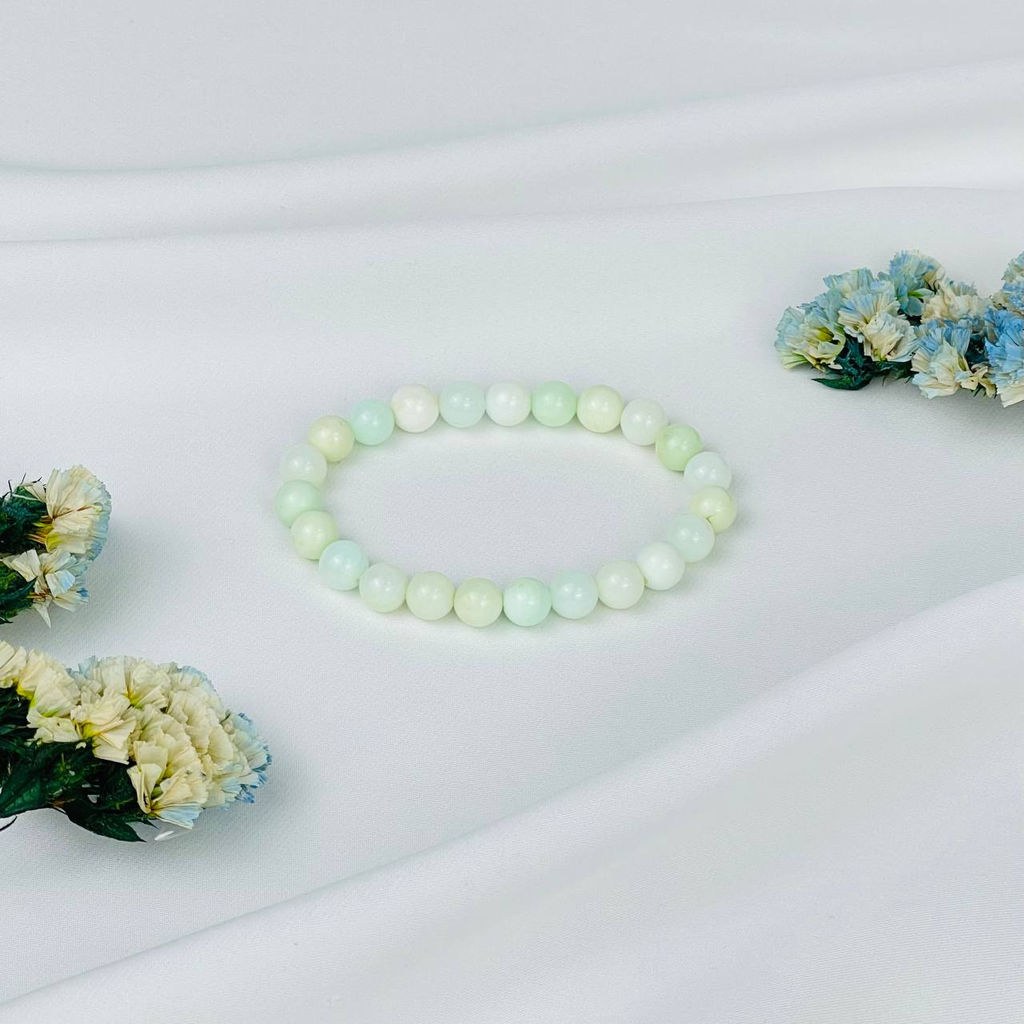 Браслет из зеленого Опала 17 см - Радуга самоцветов фото 2