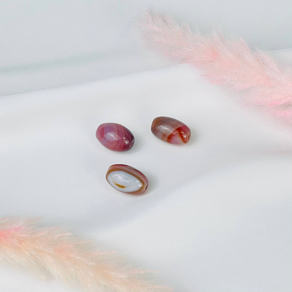 Бусины для украшений из Агата (3 шт)