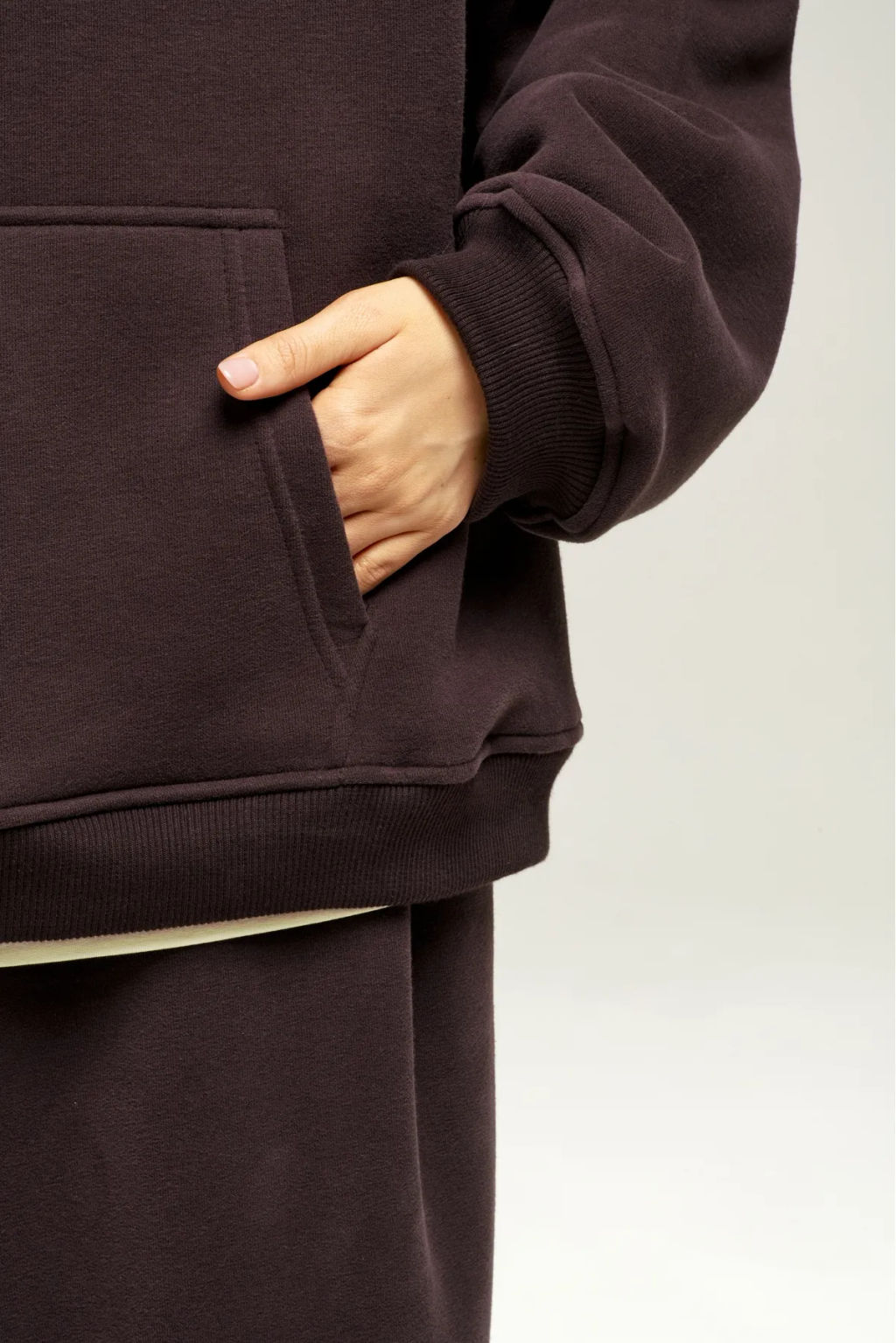 Худи с начесом Brown - Erist store фото 5
