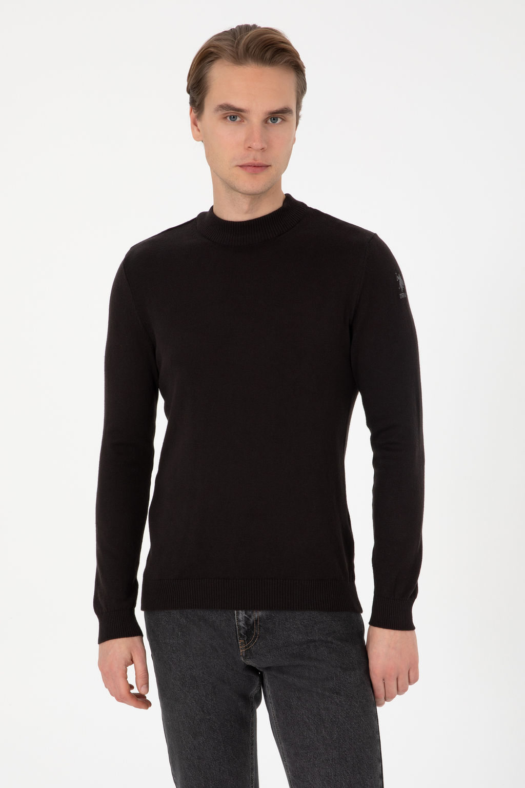 Erkek Siyah Basic Kazak - U.s. polo assn фото 8