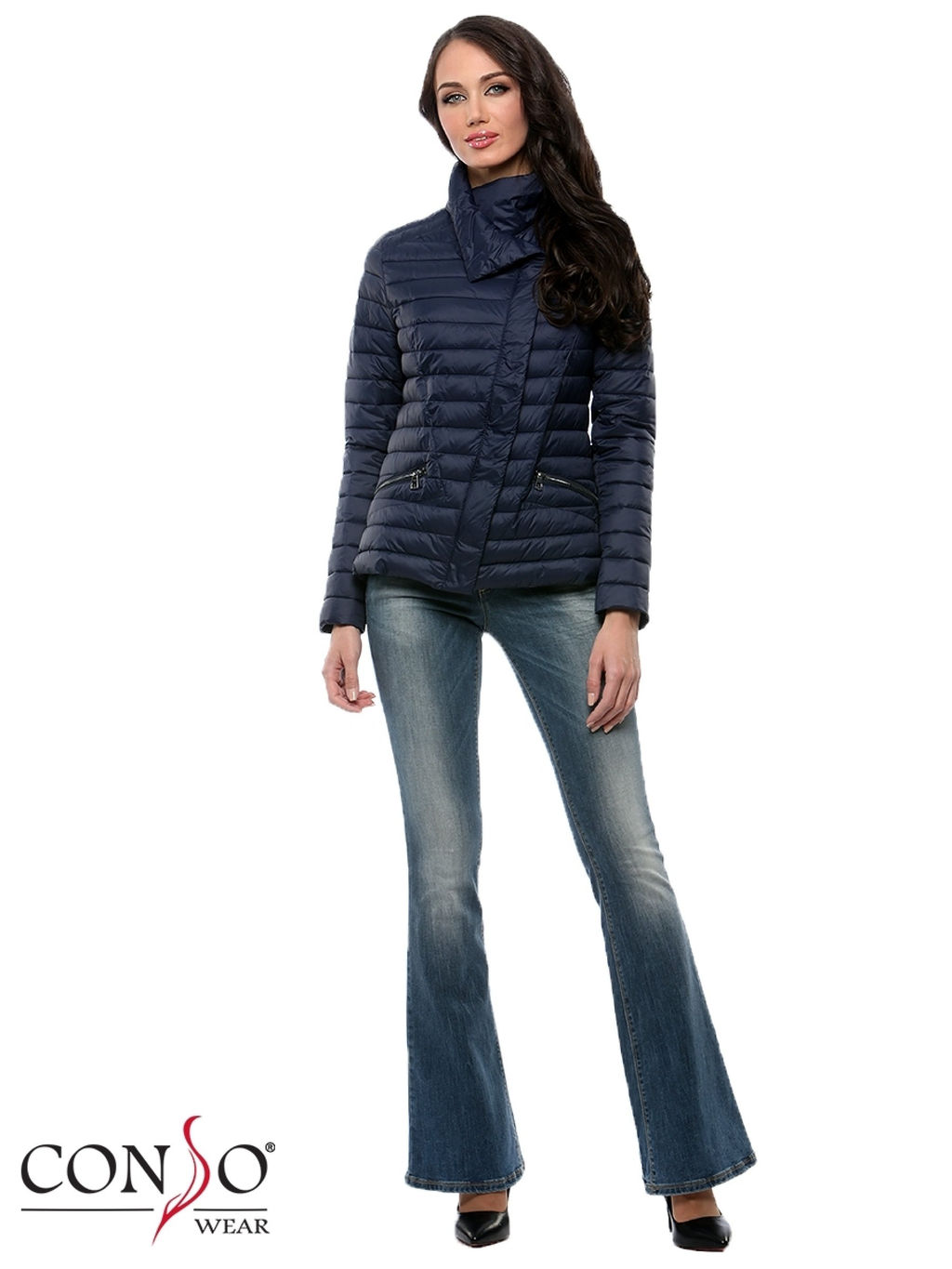 Conso/SS 200119 - grey Куртка женская  фото 5