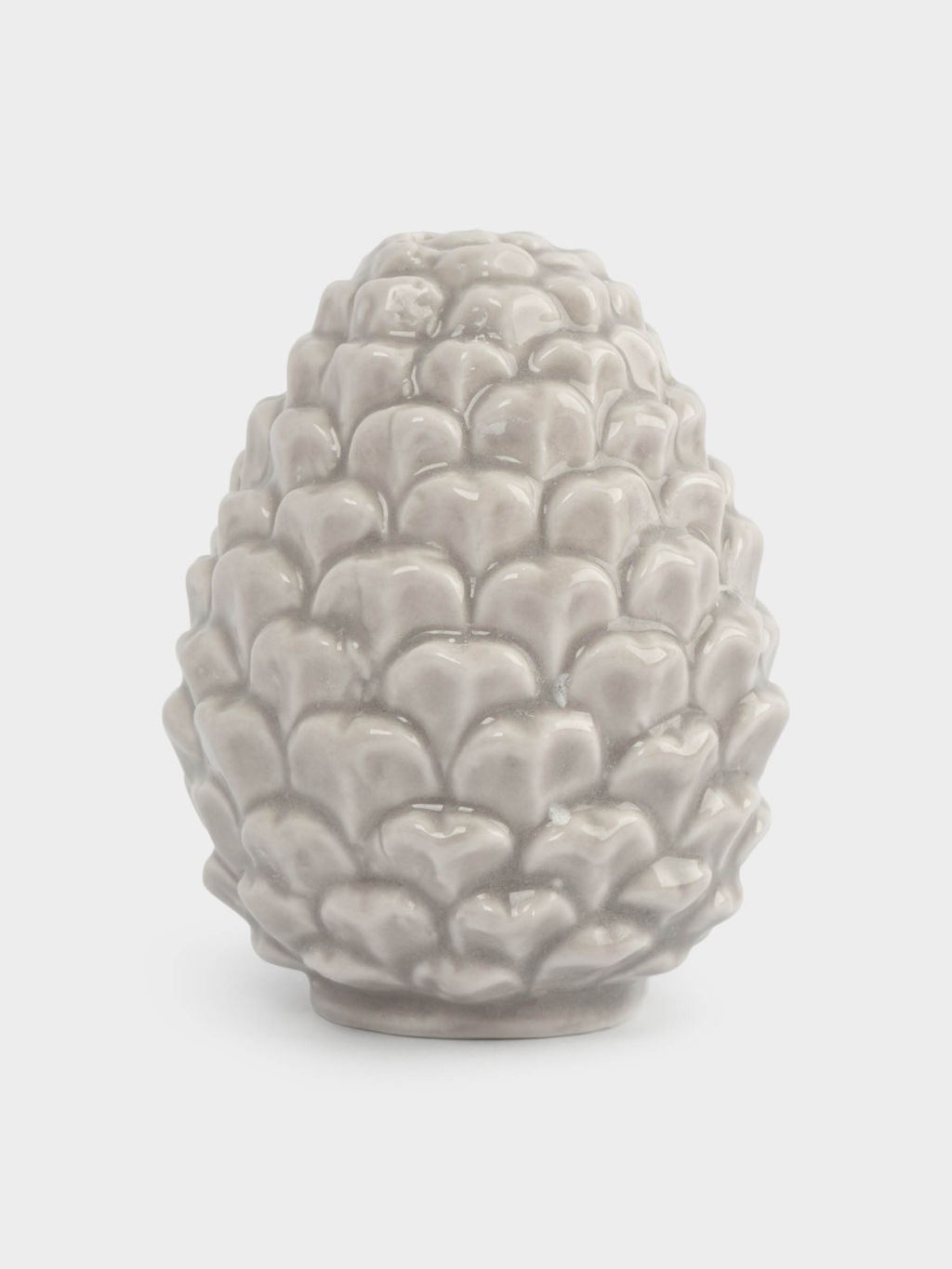 Емкость для соли или перца, 7 см, фарфор P, бежево-молочная, Шишка, Pinecone