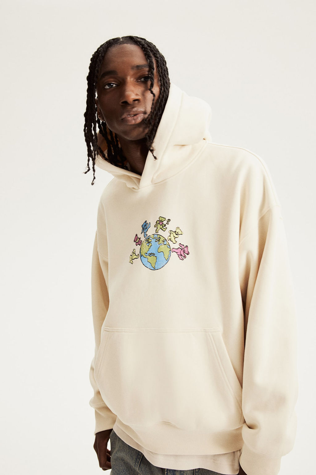 Sudadera con capucha y motivo Oversized Fit - H&m фото 3