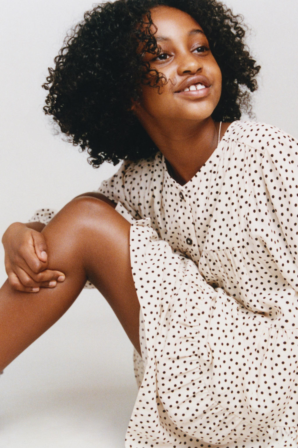 POLKA DOT PANEL DRESS - Zara фото 11